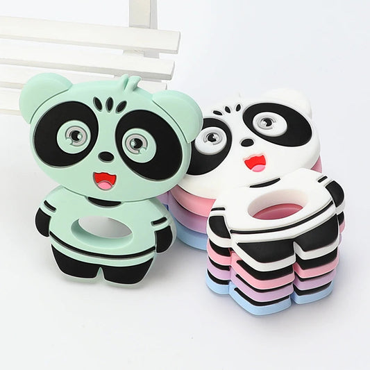 Panda Silicone Teether SnugBubs Australia