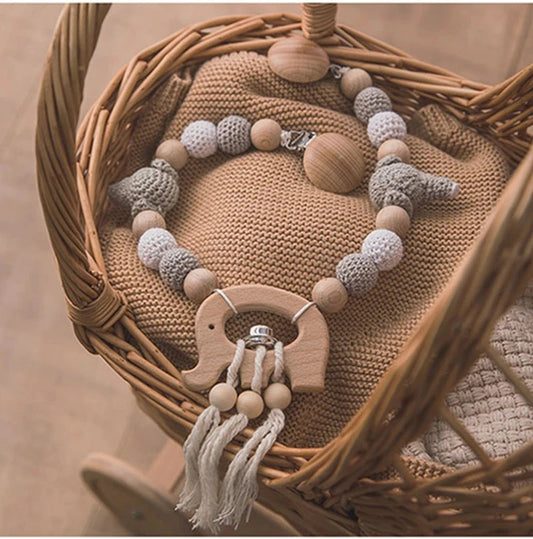 Handmade Baby Elephant Stroller Chain SnugBubs Australia