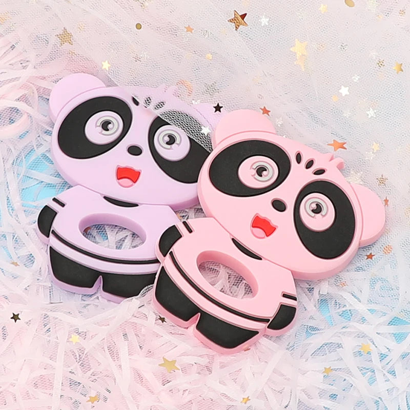 Panda Silicone Teether SnugBubs Australia