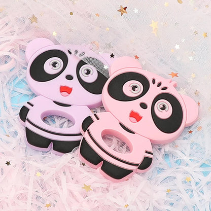Panda Silicone Teether SnugBubs Australia