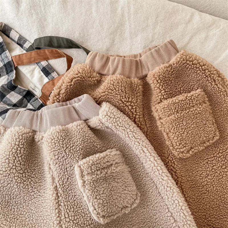 Winter Kids Warm Fleece Pants SnugBubs Australia
