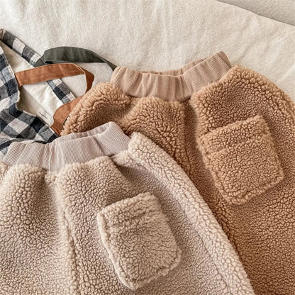 Winter Kids Warm Fleece Pants SnugBubs Australia