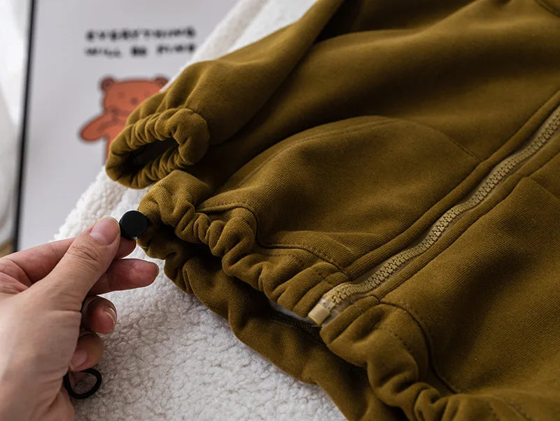 Toddler Fleece Clothing Set – Winter Warm Jacket + Pants SnugBubs Australia