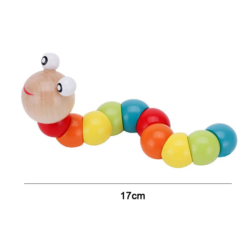 Hot Kids Montessori Wooden Macaron Blocks Learning Toy SnugBubs Australia