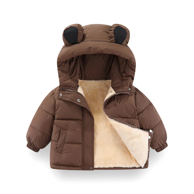 Kids Winter Plush Jacket SnugBubs Australia