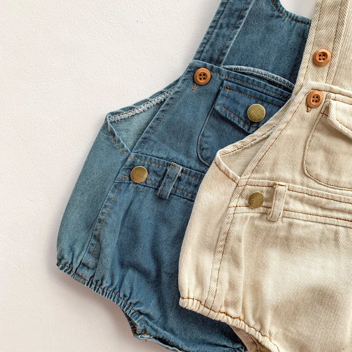 Denim Sling Romper SnugBubs Australia
