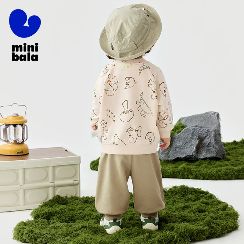 Mini Bala Kids Long Sleeve Two-Piece Set SnugBubs Australia