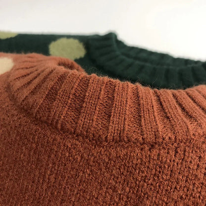 Vintage Polka Dot Knit Sweater SnugBubs Australia