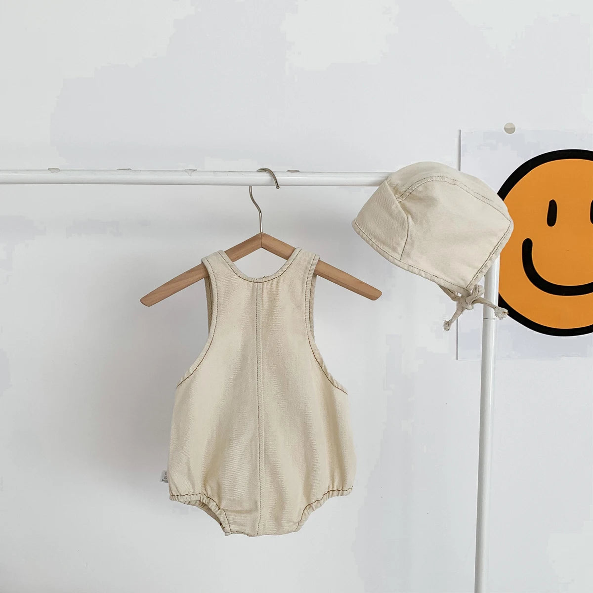 Denim Sling Romper SnugBubs Australia