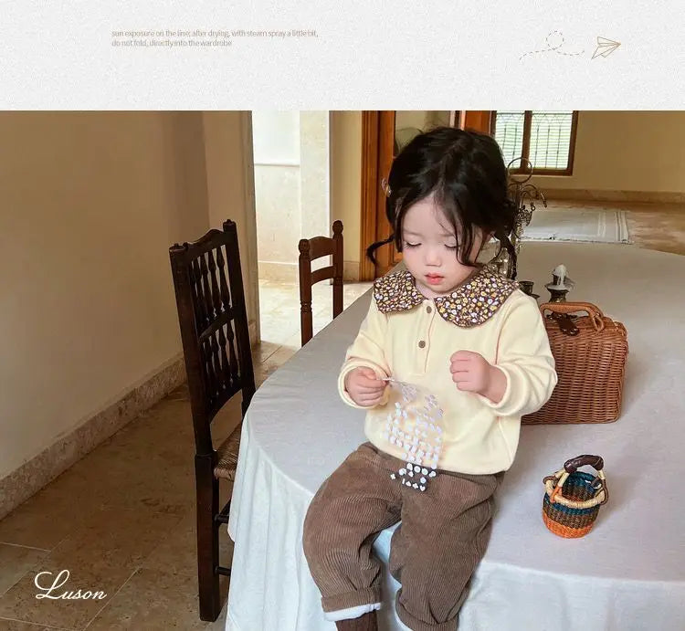 Winter Corduroy Pants for Kids