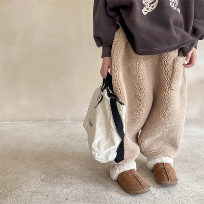 Winter Kids Warm Fleece Pants SnugBubs Australia