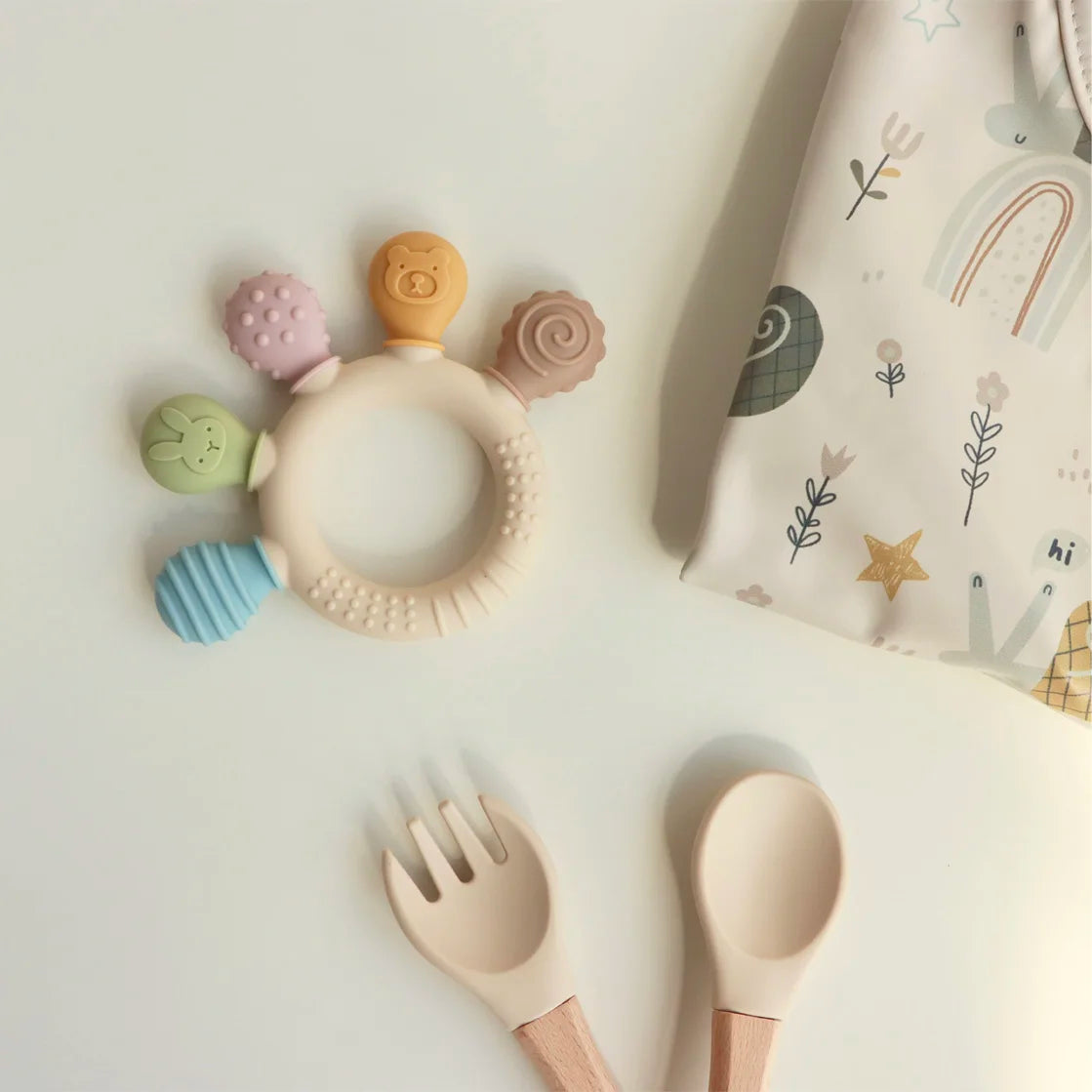 Snugbubs™ Silicone Baby Teether – Anxiety Relief Chew Toy with Beads SnugBubs Australia