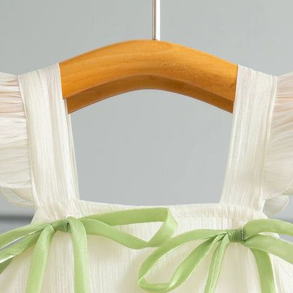 Girls Summer Bow Pommel Dress SnugBubs Australia