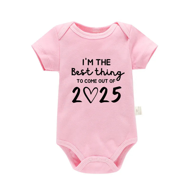 "I'm the Best Thing To Come Out Of 2025" Newborn Bodysuit SnugBubs Australia