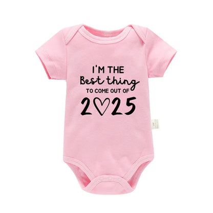 "I'm the Best Thing To Come Out Of 2025" Newborn Bodysuit SnugBubs Australia