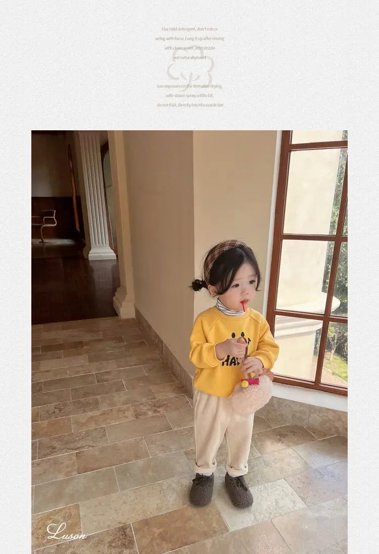 Winter Corduroy Pants for Kids