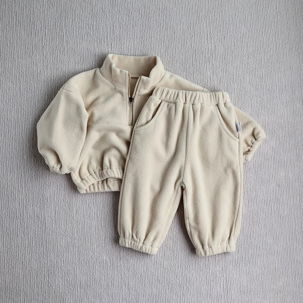 Baby Boy Teddy Hoodie Set SnugBubs Australia