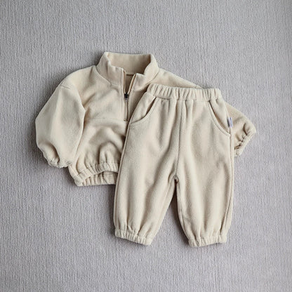 Baby Boy Teddy Hoodie Set SnugBubs Australia