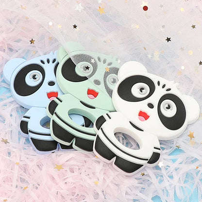 Panda Silicone Teether SnugBubs Australia