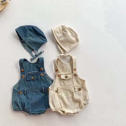 Denim Sling Romper SnugBubs Australia