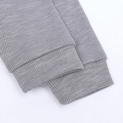 Baby Romper with Rabbit Ears – Cotton Long Sleeve Onesie (Unisex) SnugBubs Australia