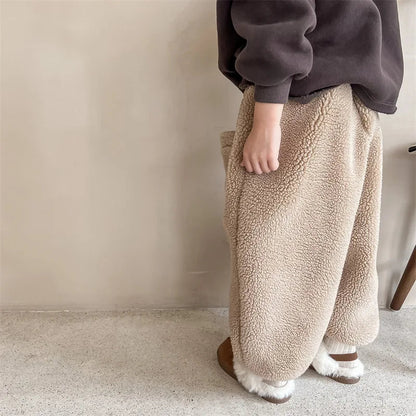 Winter Kids Warm Fleece Pants SnugBubs Australia