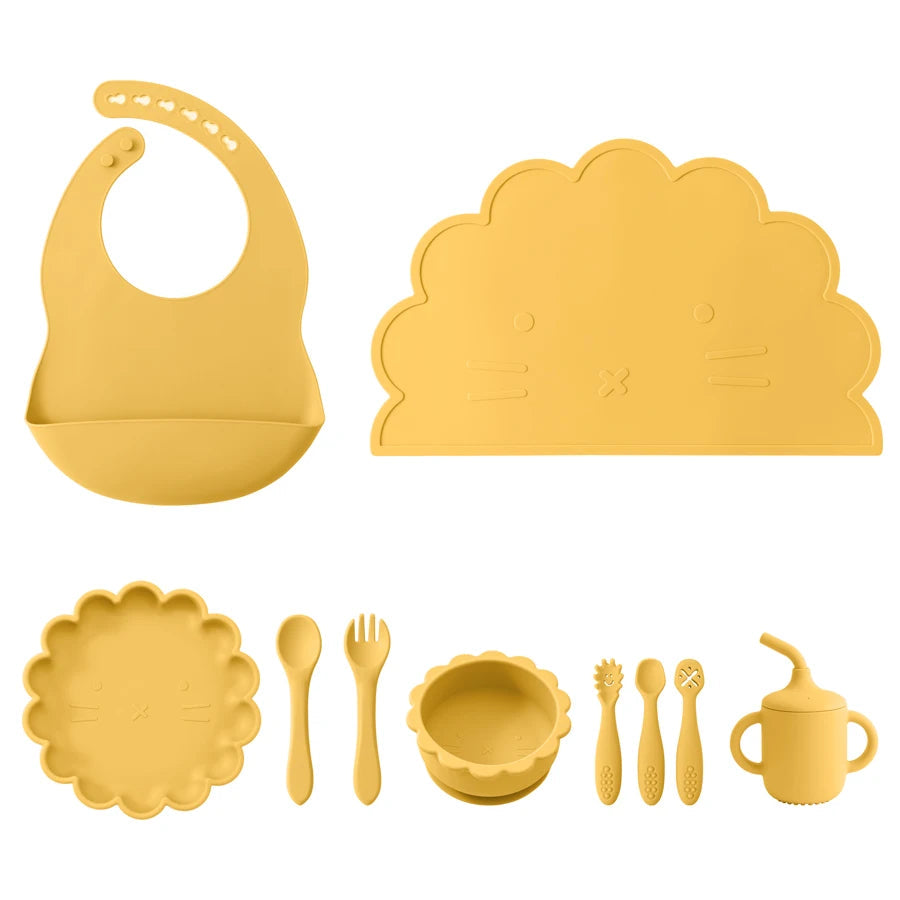 Colorful Silicone Baby Feeding Set SnugBubs Australia