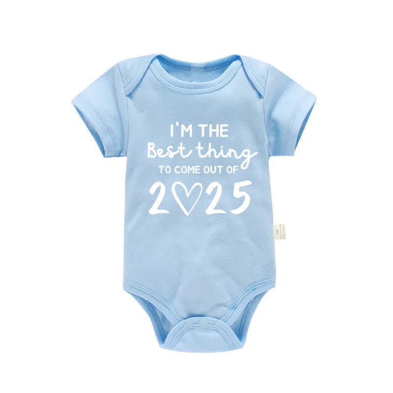 "I'm the Best Thing To Come Out Of 2025" Newborn Bodysuit SnugBubs Australia