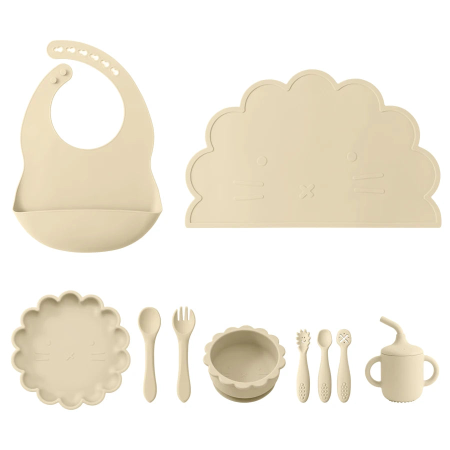 Colorful Silicone Baby Feeding Set SnugBubs Australia