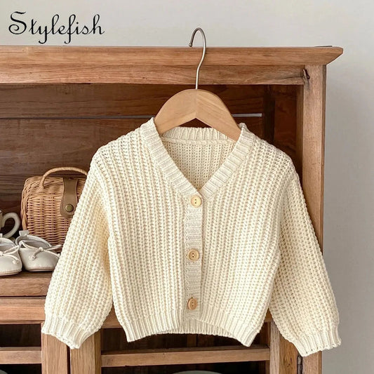 Baby Girl Autumn Knit Cardigan SnugBubs Australia