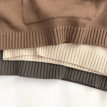 Soft Fine Knit Pullover with Front Pocket SnugBubs Australia