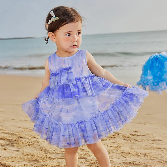 Mini Bala Girls Artistic Mesh Dress SnugBubs Australia
