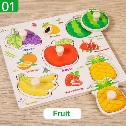 Montessori Wooden Puzzle Collection