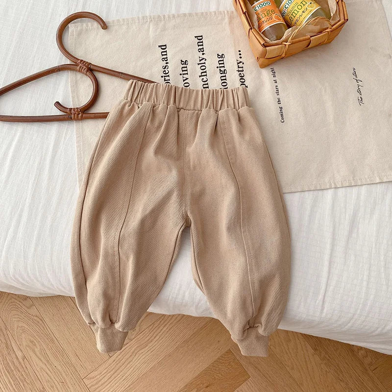 Solid Color Kids’ Lightweight Trousers SnugBubs Australia