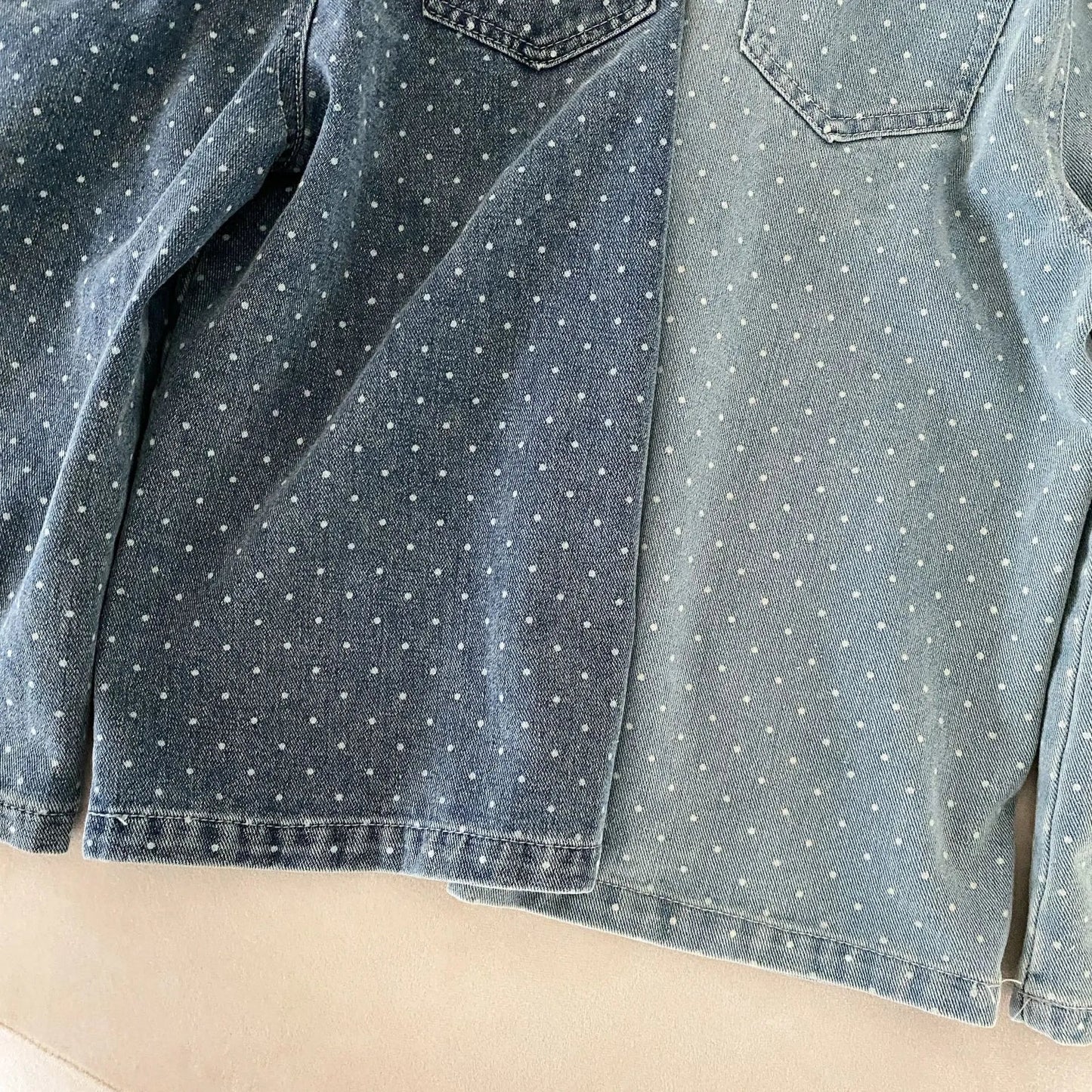 Wide-Leg Denim Pants SnugBubs Australia