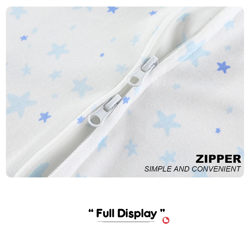 3 Pcs 100% Cotton Soft Zipper Onesies for Newborns