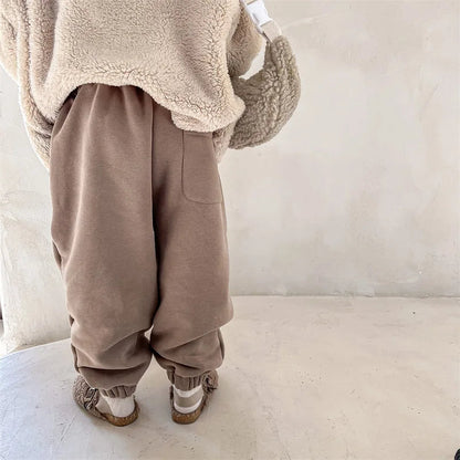 Cute Cartoon Print Thickened Cotton Casual Trousers SnugBubs Australia