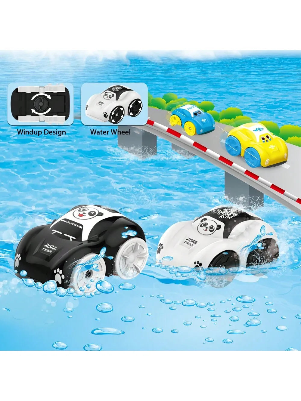 Wind-Up Clockwork Amphibious Floating Vehicle SnugBubs Australia