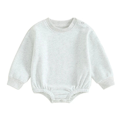Fleece Solid Color Bubble Bodysuit Sweatshirt SnugBubs Australia
