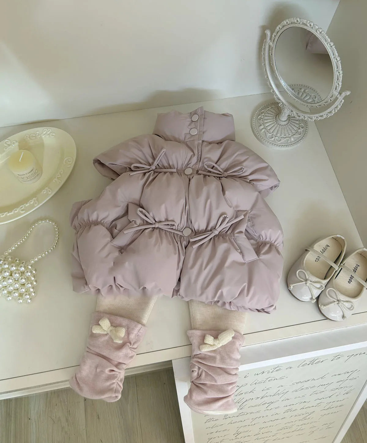 Autumn/Winter Baby Girl Solid Color Warm Puffer Vest SnugBubs Australia