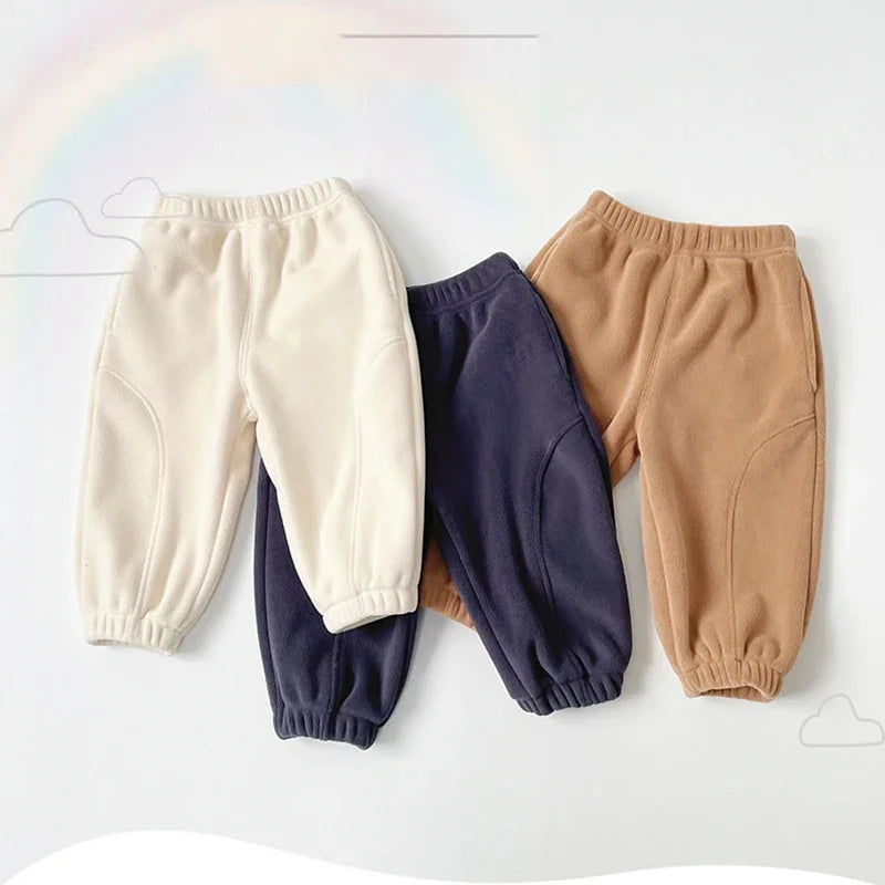 Winter Boys' Fleece-Lined Sweatpants