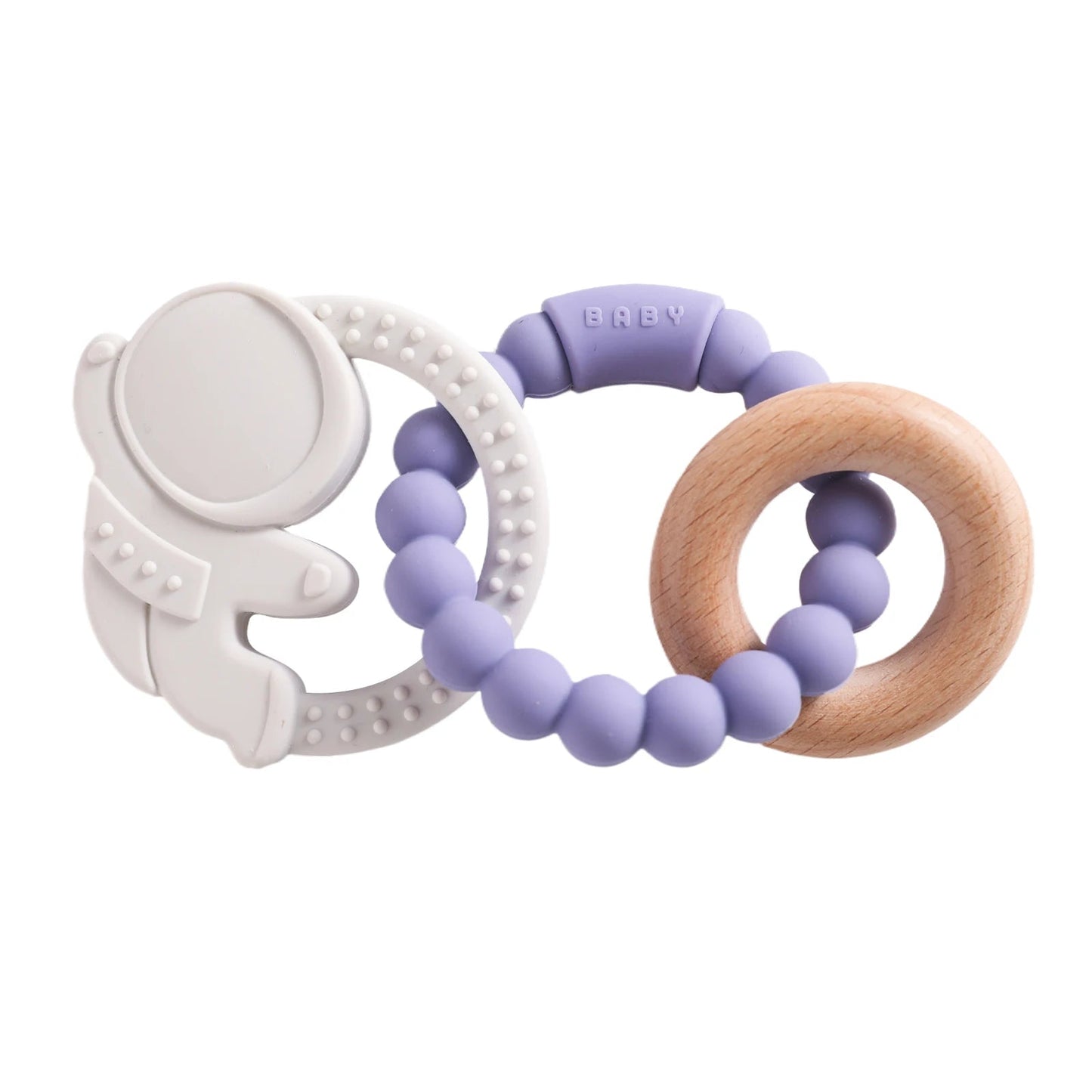 1PC Food Grade Silicone Planet Teether Bracelet SnugBubs Australia