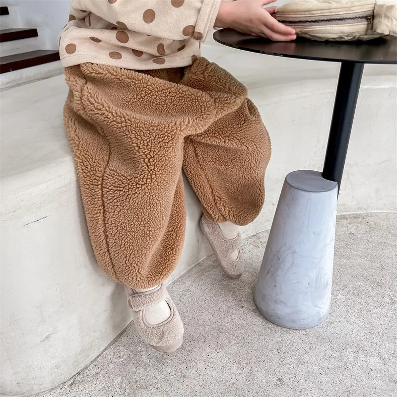 Winter Kids Warm Fleece Pants SnugBubs Australia