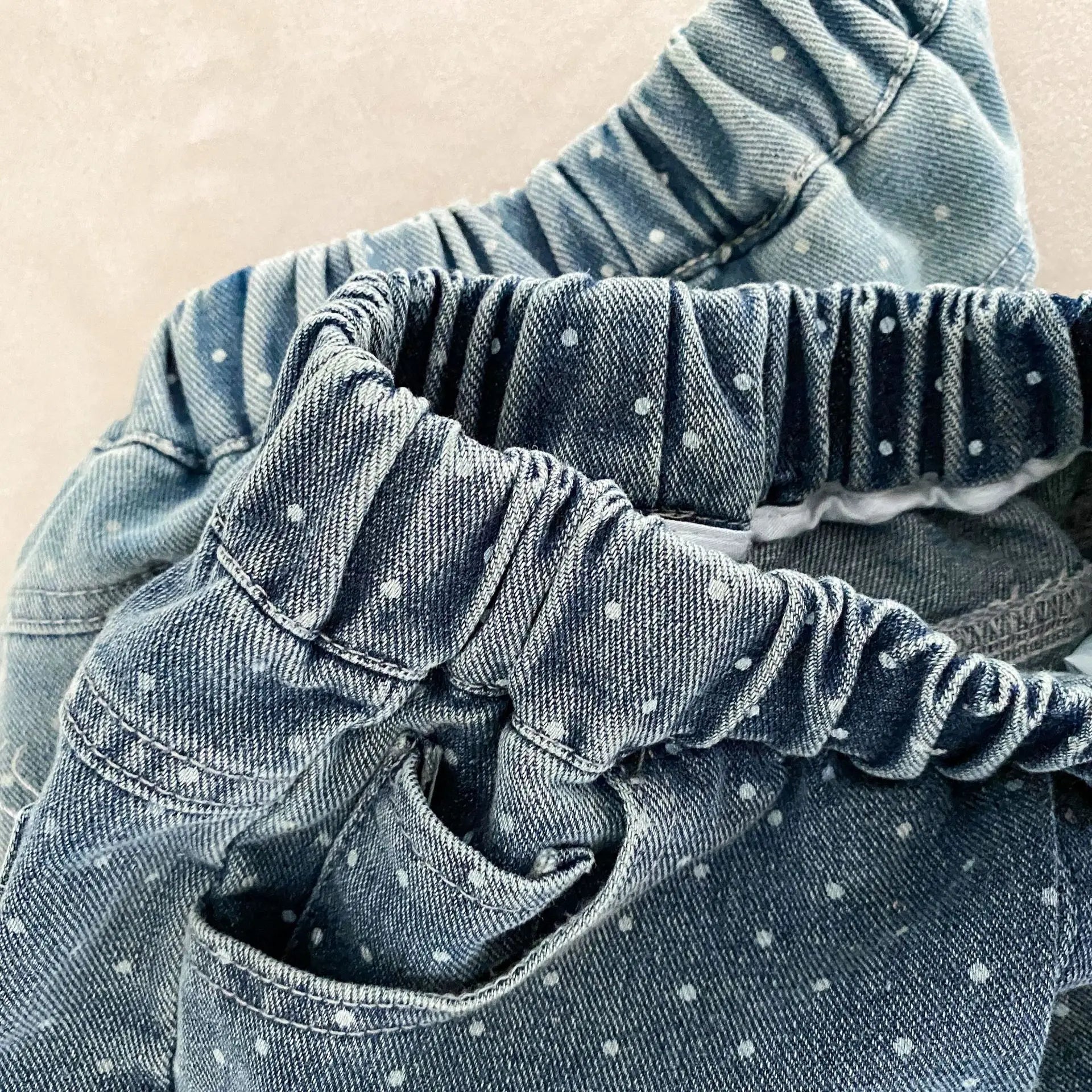 Wide-Leg Denim Pants SnugBubs Australia