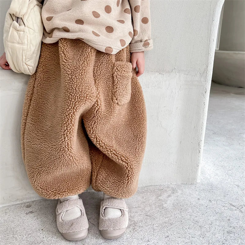 Winter Kids Warm Fleece Pants SnugBubs Australia