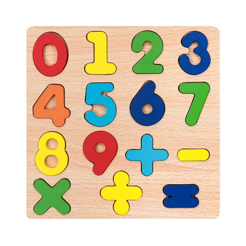 Montessori Wooden Puzzle Collection