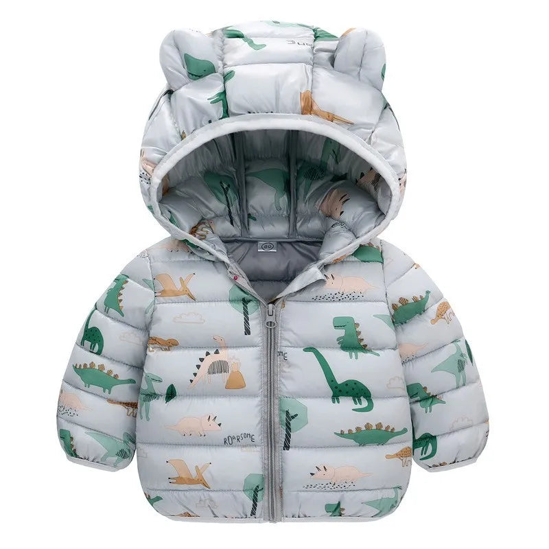 Kids Lightweight Hooded Down Jacket SnugBubs Australia