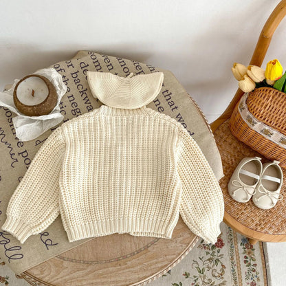 Baby Girl Autumn Knit Cardigan SnugBubs Australia