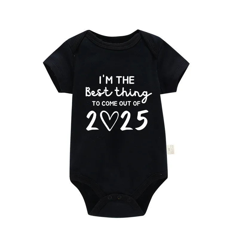 "I'm the Best Thing To Come Out Of 2025" Newborn Bodysuit SnugBubs Australia