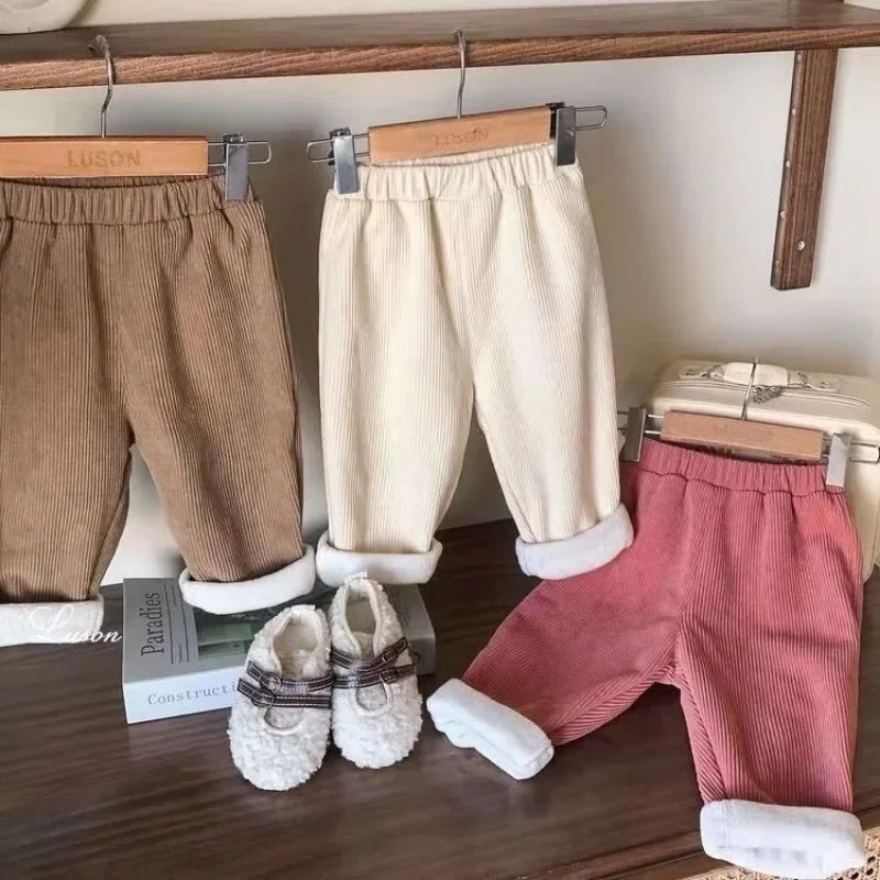 Winter Corduroy Pants for Kids